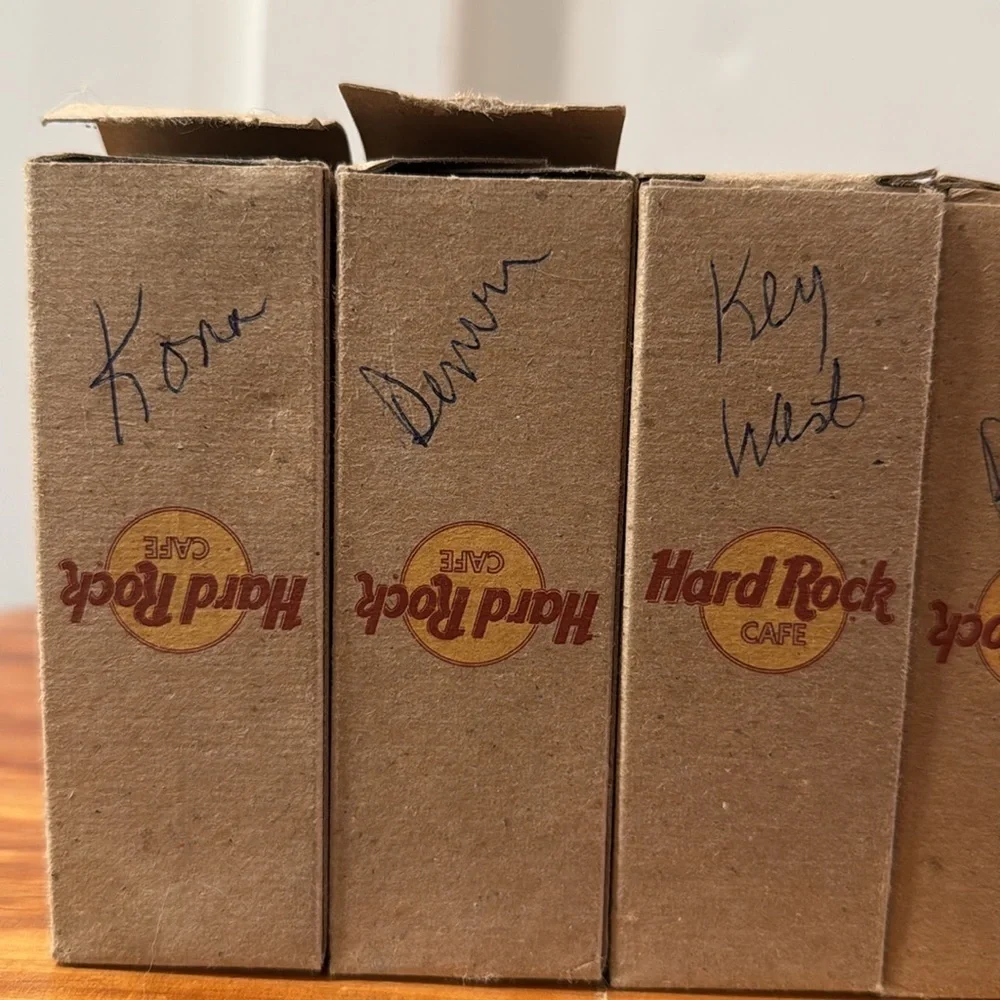 NEW Hard Rock Cafe Tall Shot Glasses Set of 11